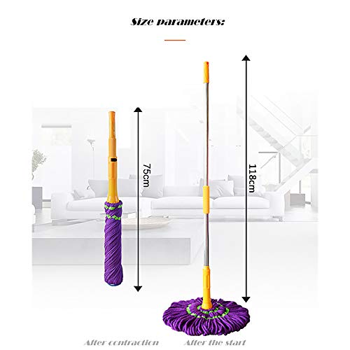 Mocio da pavimento girevole a 360 gradi, con