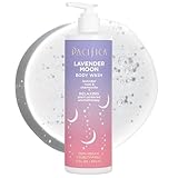 Pacifica Beauty Lavender Moon Body Wash with Pump, Bath and Shower Gel, Hyaluronic Acid, Rose, Chamomile, Moisturizing, Hydrating, Cleansing, Soothing, Calming, Relaxing, Vegan, 12 fl oz (1 Count)