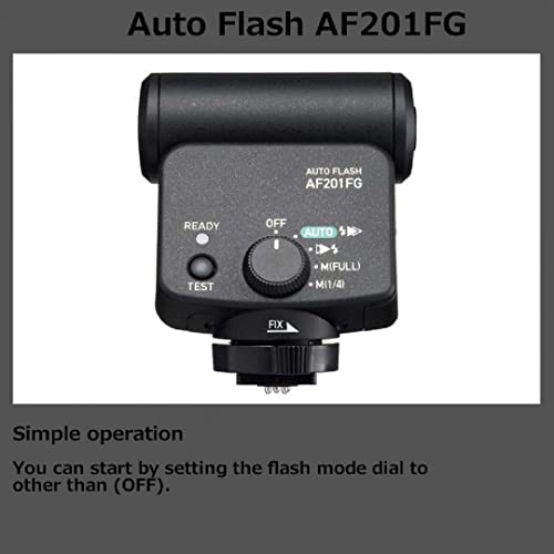 Pentax AF201FG Compact Auto Flash, Black