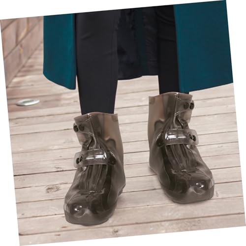 Cubiertas impermeables para botas GANAZONO, 1 par, para mujer y hombre, protector de calzado, cubrebotas antideslizantes para deportes miniatura 5