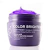 Luseta Purple Hair Mask 16.9 Oz, Deep Conditioner for Color Treated Hair Neutralizes Unwanted Yellow Tones and Removes Brassine, for Blond and Gray hair, Sulfate & Paraben Free