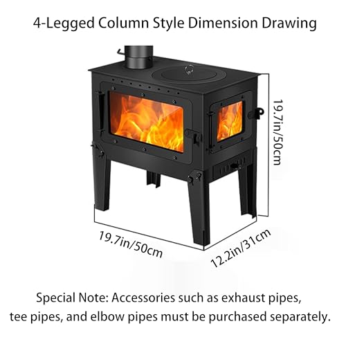FENGXCXY Wood-Burning Stove Specs Overview