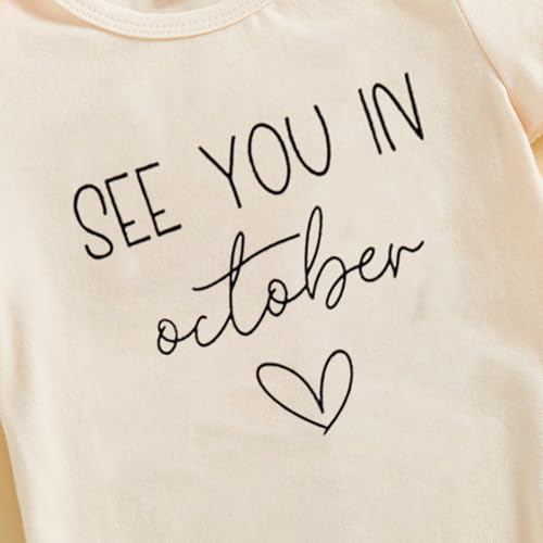 Image of woshilaocai Baby Announcement Bodysuit Pregnancy Reveal for Family | Pregnancy Reveal Ideas&New Baby Surprise for Grandparents, Husband, Aunt, Uncle, Gender Natural Romper, Funny Announcement