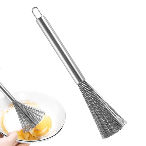 Rasador de Cocineros de Alambre de Alambre de Primavera de Acero Inoxidable para lavavajillas 304 Cabezal de Flexible de Acero Inoxidable para una fácil Limpieza