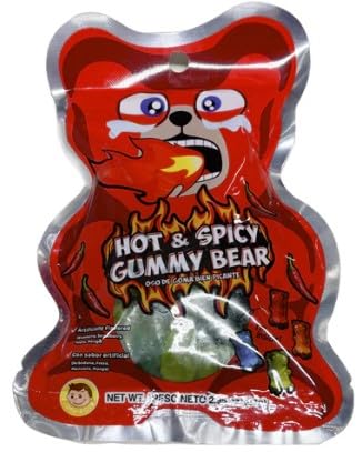Pocas Hot & Spicy Gummy Bear 2.95 OZ 2-Pack miniatura 1