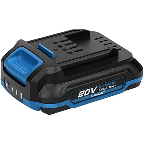 G LAXIA 20V 2.0ah Battery Packs, 2.0Ah Lithium Ion Battery Pack, Compatible with All G LAXIA Cordless Tools Cover