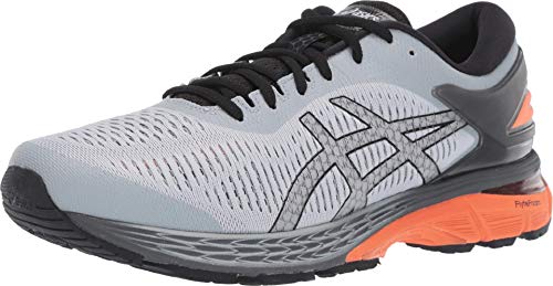 ASICS Men's Gel-Kayano 25 Running Shoes, 11, MID Grey/NOVA Orange