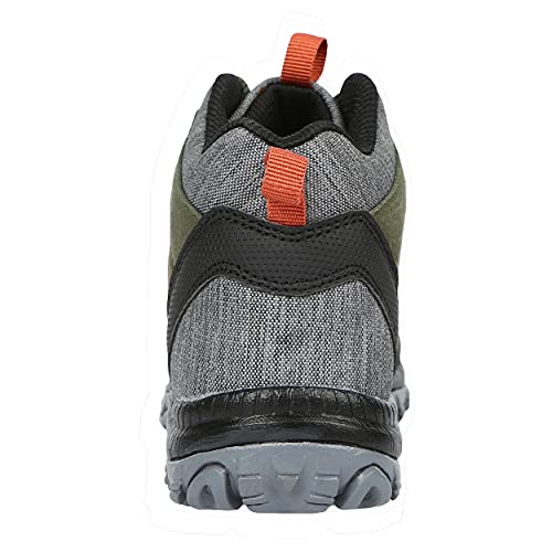 Northside Kid's Benton Mid Waterproof Hiking Boot, Olive/Gray, 5 M Us Big Kid #TOP3