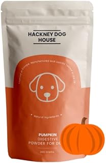 Natural Pumpkin Powder for Dogs, Digestive Fibre Prebiotic Supplement, Canned Pumpkin Alternative, 225 grams, 30 Daily Servings