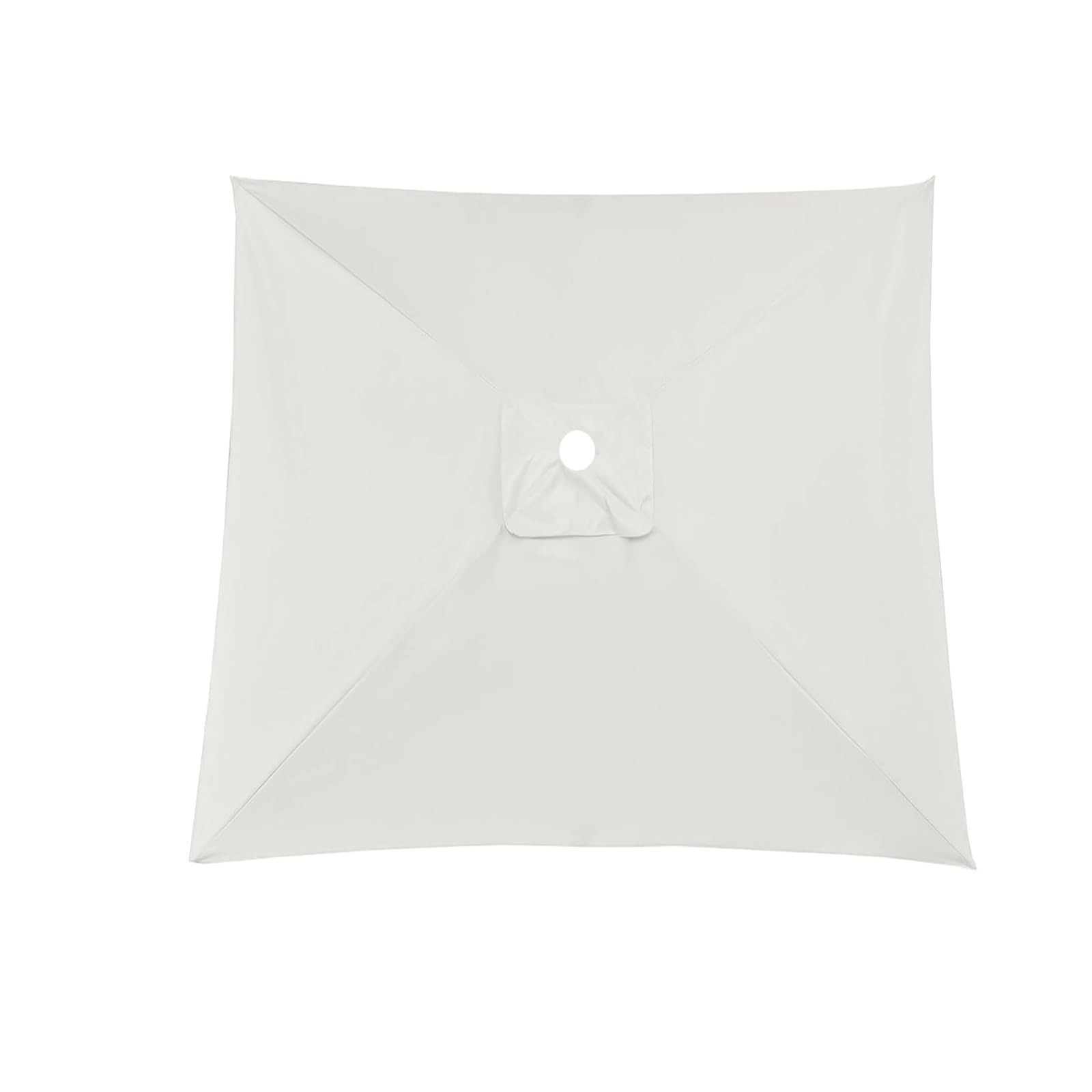 Auvent De Remplacement Pour Parasol 300×300cm 300x200cm 200x200cm - Toile De Rechange Pour Parasol Déporté Carré Dessus De Parapluie Rectangulaire En Polyester - 4/6/8 Baleines(Off-white,3X3m)