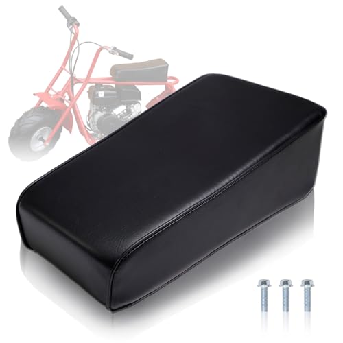 JMCHstore Sedile aggiornato da 30,5 cm per Coleman ct100u 98cc ct100 100cc motore ct100 3.0HP mini bike Trail Powersports Parts, nero