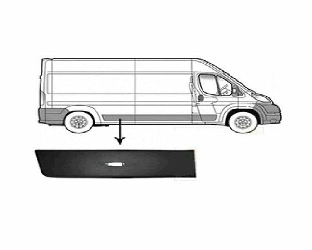 Pannello di Modanatura Rivestimento Lato Posteriore Destro DX per Ducato Boxer Jumper 2007-2019 8547.Z0 735438349