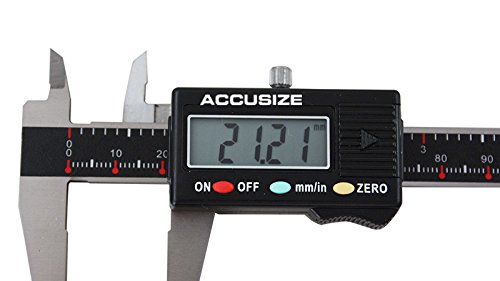 Calibrador Digital Electrónico 0-4 pulg / 0-100mm LCD grande miniatura 6