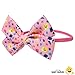 LUV HER Adorable Baby Headband Bows - Soft Elastic Newborn Girl Essentials - Colorful Printed Headbands for Baby Girls