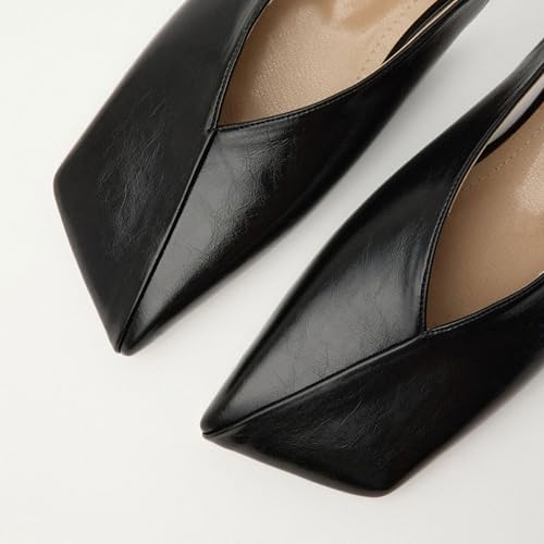 Slingback Flats for Women - Elegant Square Toe Style, Stylish and Comfortable for Dating, Banquet and Formal Events4