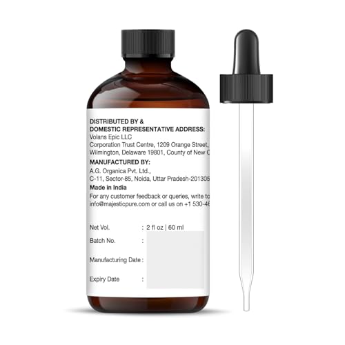 Image of Majestic Pure Peppermint Essential Oil for Diffuser - 2 Fl Oz