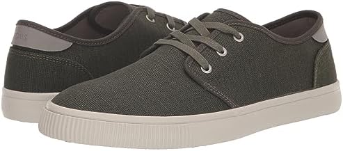 TOMS Men's Carlo Sneaker, Forest Green Heritage Canvas, 11.5 | Image 6