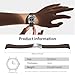 ULLCHRO FKM Rubber Watch Strap, Cut to Size Quick Release Fluororubber Watch Band Soft Replacement Watchband with Silver Milled Clasp for Men Women 20mm 22mm (20mm, Brown)