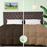 Sacred Thread Reversible Comforter - Polyester and Rayon Derived from Bamboo Duvet Insert, All-Season, Down Alternative Filling - Machine Washable