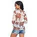 Animal Pig Mandala See Through Tops for Women Mesh Sheer Tops Long Sleeve Women Blouse Handle Zipper Swimming Pool Camping Beach Size S