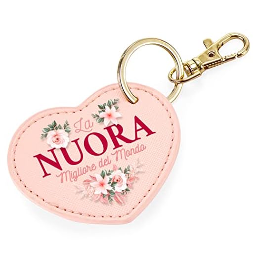 TeeDesign Regalo Nuora migliore del mondo Portachiavi. Per il compleanno, l'anniversario della Nuora il regalo di Natale - Porta chiavi Nuora migliore