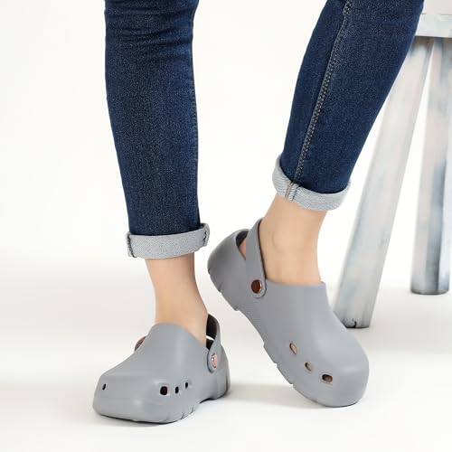 Image of CASSIEY Slip on Sandals Women Comfortable EVA Closed Toe Clogs