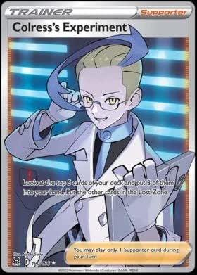 Pokemon - Colress's Experiment - 190/196 Lost Origin Full Art Trainer Card