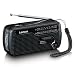 Produktbild Lenco MCR-112 Notfallradio - Kurbelradio mit Taschenlampe - Powerbank - integrierter Akku und Separates Batteriefach - Notrufalarm - FM/KW Radio - schwarz, klein