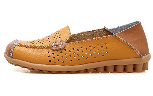 Image of VenusCelia Women's Floral Comfort Walking Flat Loafer