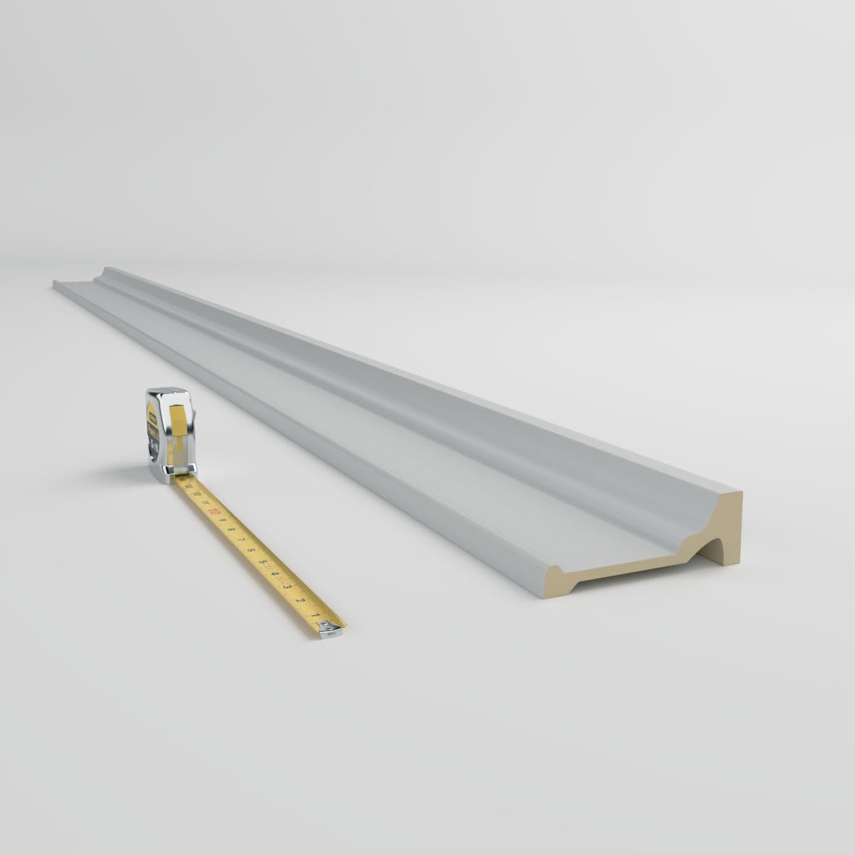 Ekena Millwork PML06X02PN-1 Panel Moulding Panel Moulding, 6 1/8"H x 2"P x 94 1/2"L, Primed