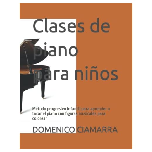 Clases de piano para niños: Metodo progresivo infantil para aprender a tocar el piano con figuras musicales para colorear (Metodi e Libri di Musica ... Violino Tastiera Raccolta di Brani Classici)