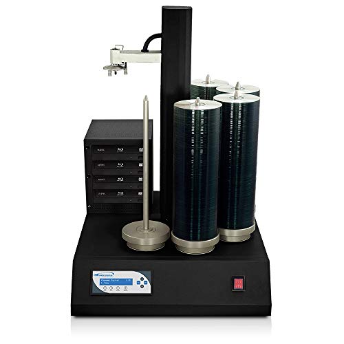 Vinpower Digital Titan Supreme 4 Target Robotic Automated Blu-Ray DVD Cd Duplicator 1000 Disc Capacity with 500 GB Hard Drive