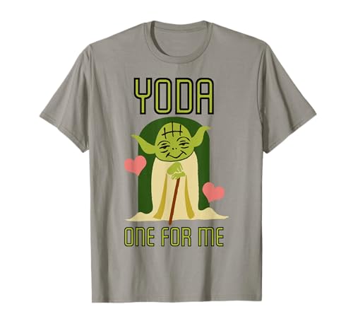 Star Wars Yoda One For Me Cute Valentine's Day Disney+ T-Shirt