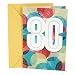 Hallmark 80th Birthday Greeting Card (Color Orbs)