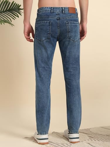 Image of Vogaan Regular Fit Stretchable Jeans for Men | Men's Stylish Denim Cotton Pants