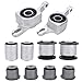 10PCS Front Control Arm Bushing Kit for Jeep Grand Cherokee & for Dodge Durango 2011-2015 Lower Upper Suspension Control Arm Bushing 68022624AE 05168158AA 05168158AB K201335 K201261 K201333 K201334