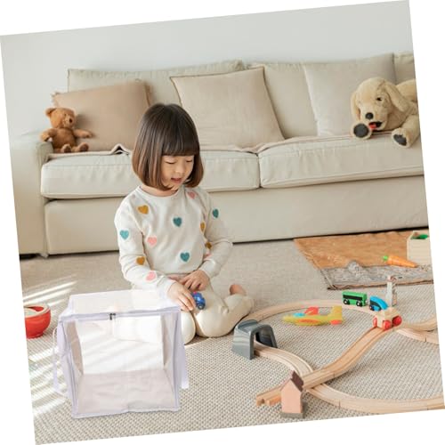 Rangement Jouets PVC : Pack de 2 grands sacs zippés pour stopper le désordre au salon - 7