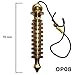 Produktbild Ägyptisches Metall Wünschelruten-Pendel, Mit Aufbewahrungsbeutel, Für Reiki Heilung Und Wahrsagerei, metall, gold, OP08