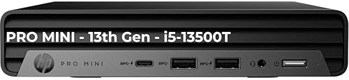 HP Pro Mini 400 G9, Intel i5-13500T (14 núcleos, Beats Intel i7-12700T), 16 GB de RAM, 256 GB SSD, computadora de escritorio empresarial, Win 11 Pro