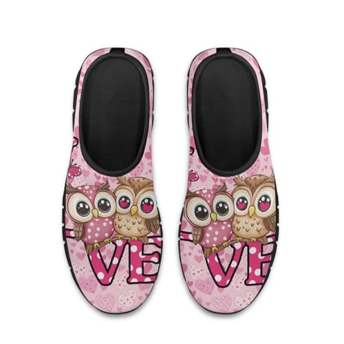 Heart Animals Pattern Pink Slip on Shoes for Men Women Casual Loafers Running Sneakers Anti-Skid Fashion Shoes2