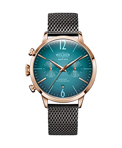 �E�F���_�[ ���[�f�B WWRC812 �r���v �����Y ���j�Z�b�N�X WELDER MOODY DUAL TIME 42MM �S�[���h