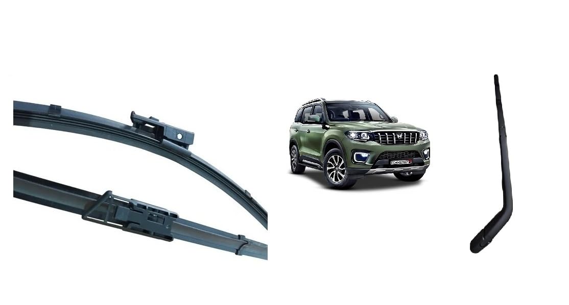 AutoClean Front Wiper Blade + Rear Wiper Arm with Blade Scorpio N Size (24+18)-picture-35