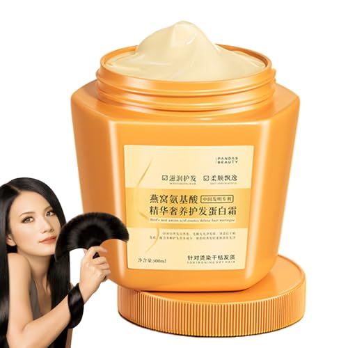 500 ml Colágeno Haarmaske,Haarpflege Haarpfleung,Pflegende Haarprotecreme,Hidratante Repair Haarmaske, Haarpflege für sehr Trockenes Haar,Schaddigtes Haar,Alle Haarpflege