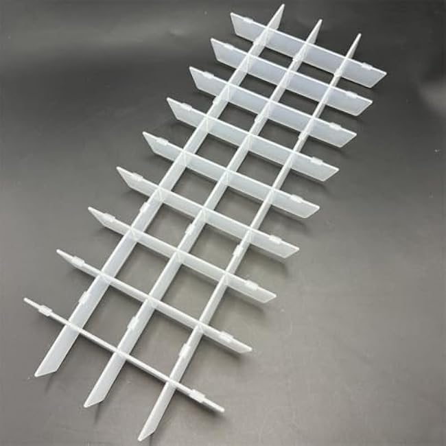 Organize with Ease 5 Set Freeze Dryer Tray Dividers for Harvest Right, Suitable for Various Food Items (Transparent)