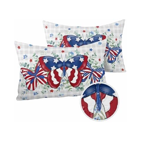 Patriotic 4th of July Pillow Covers Set Cover