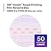 3M Hookit Purple Finishing Film Abrasive Disc 30669, 6 in, 1000+ Grade, 50 Pack, Clear Coat Sanding, Paint Finishing, Defect Removal, Long Lasting