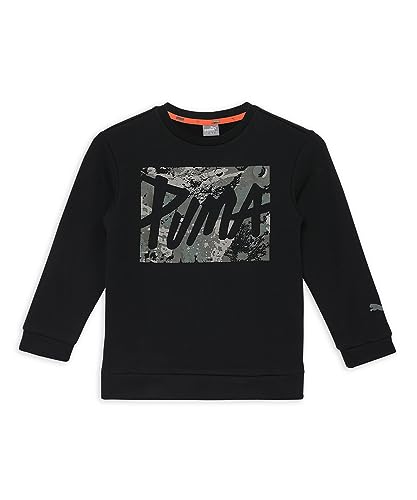 Image of PUMA Boys Cotton Crew Neck Sweatshirt
