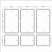 Birdeco Wall molding kit Set pre-Cut, Ready to Assemble, Glue Installed | 3 Top 3 Bottom Frames