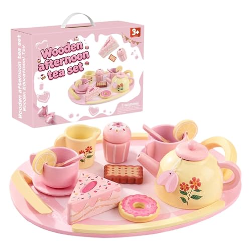 Set Tea Party de 16 pièces avec desserts pour fille de 6 à 8 ans