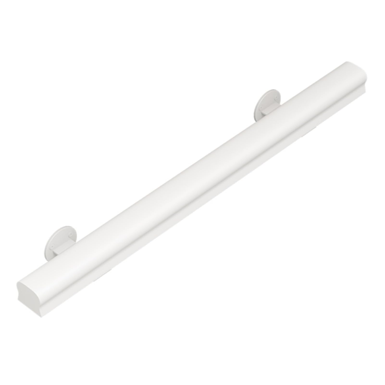 Handlauf Holz Innen Treppenhandlauf Handläufe für Treppen Treppengeländer Rutschfestes Massivholz Handläufe mit Halterungen Wandbefestigung Stützstange für ältere,Kinder (140CM,White)